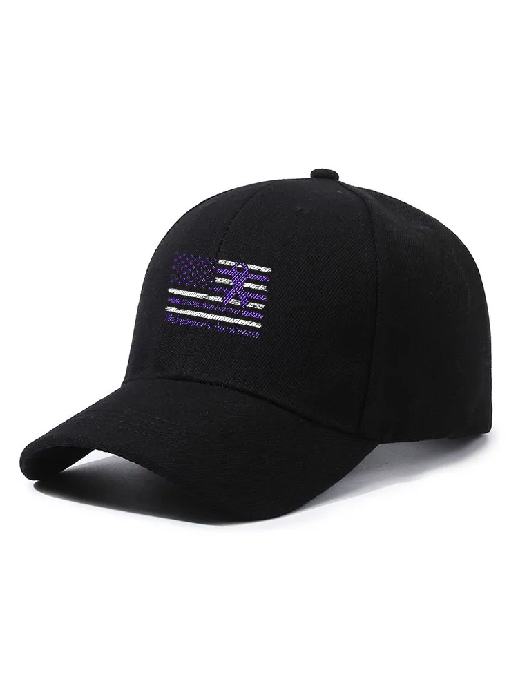 Never Stop Fighting Alzheimer'S Awareness Baseball Cap