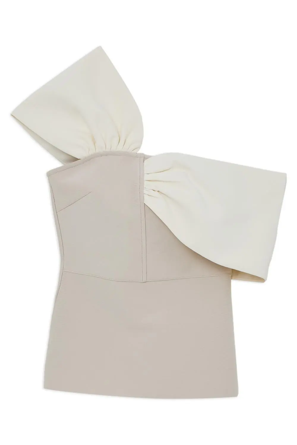 Knit Asymmetric Strap Top