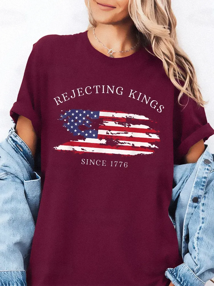 Rejecting Kings Since 1776 Protest Unisex T-Shirt
