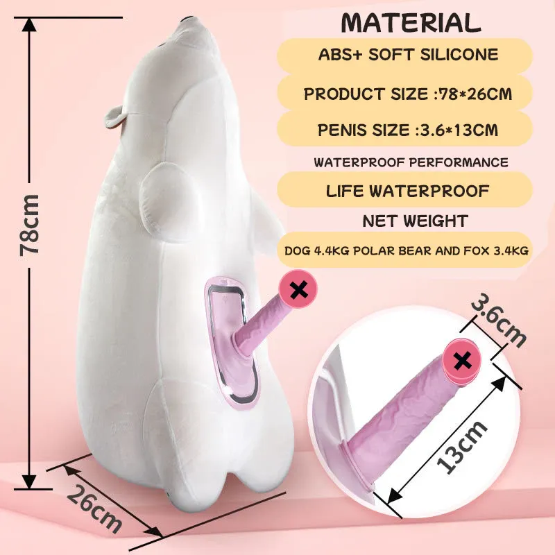 Polar Bear Pillow Remote Sex Machine – Discreet & Compact