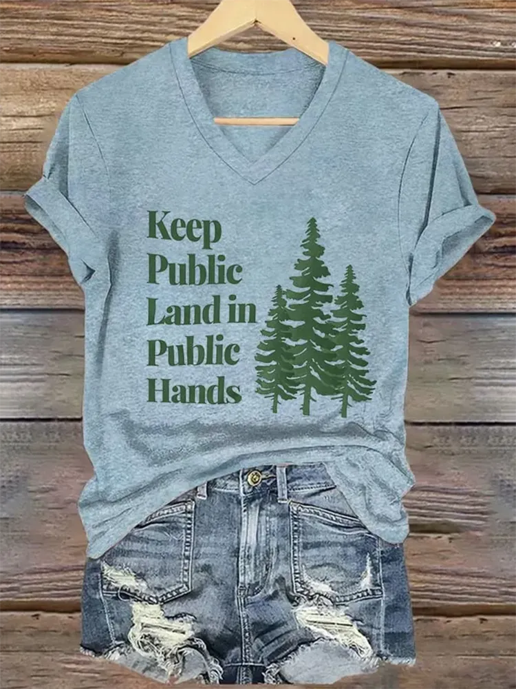 Women'S Vintage National Park Print T-Shirt