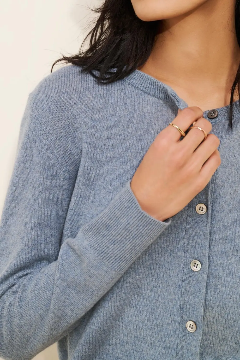 Layered Knit Cardigan