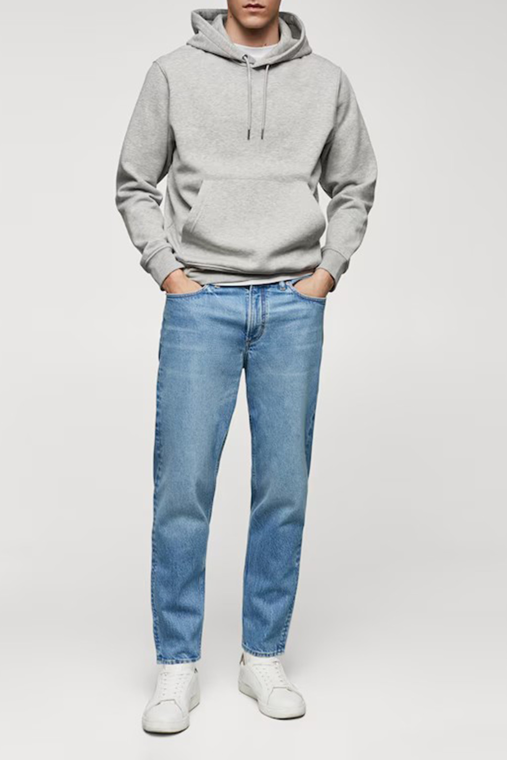 Kangaroo Hooded Cotton Sweatshirt