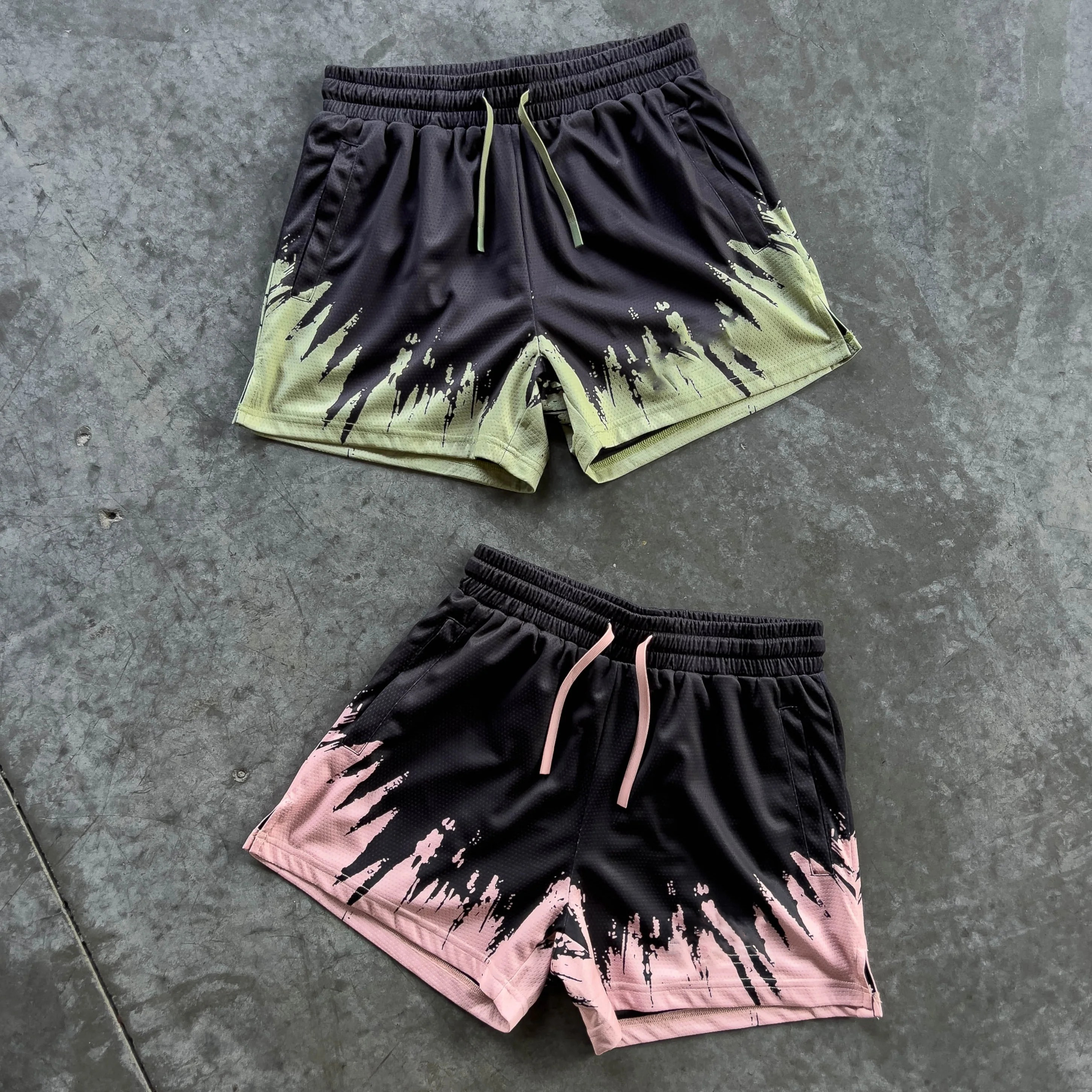 5-PACK UAY THAI SHORTS (MID THIGH CUT) SHATTER