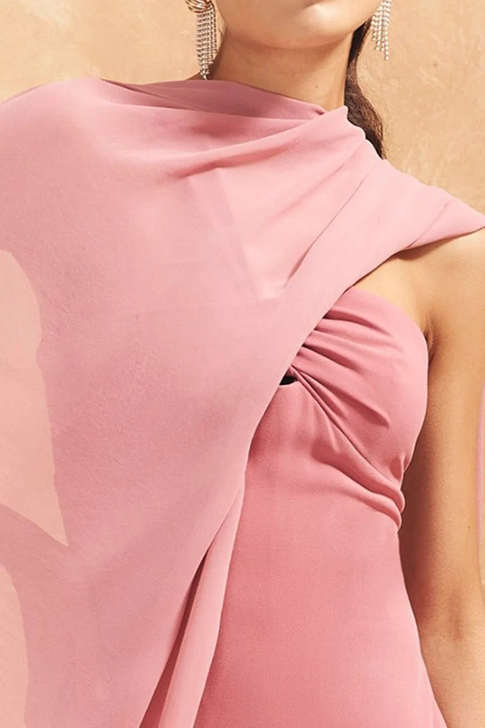 Pink Designed for Endless Wearability Shawl