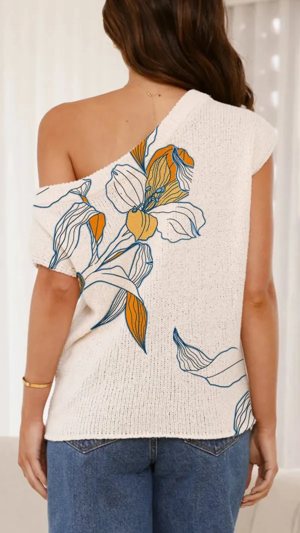 Versatile Off-Shoulder Casual Top