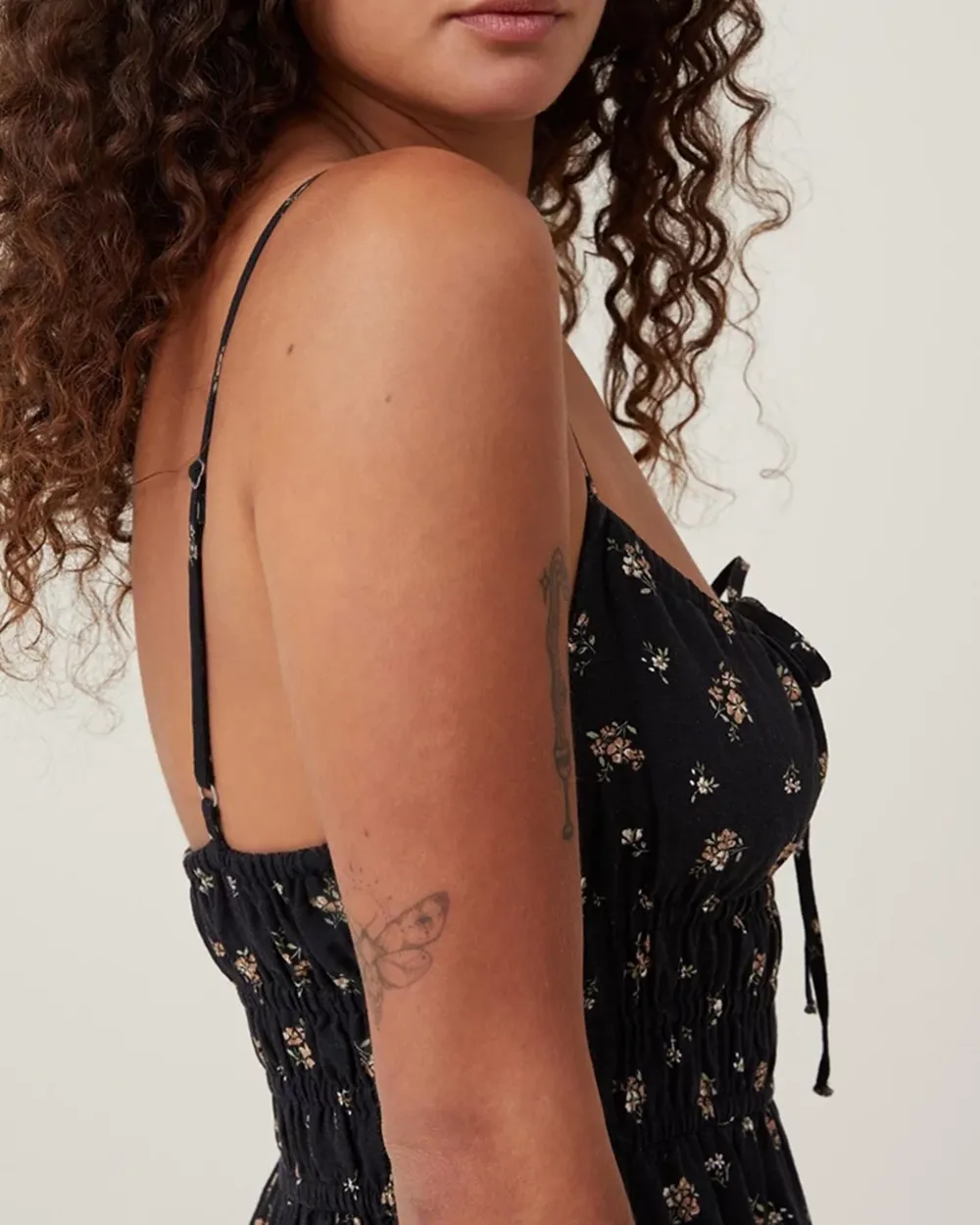 Tiered Mini Dress
