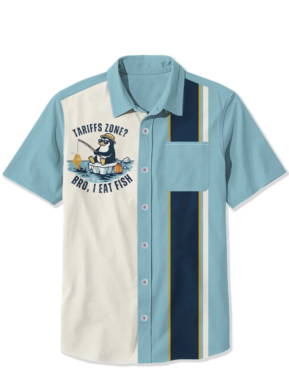 Penguin RESIST Bro I Eat Fish Shirt