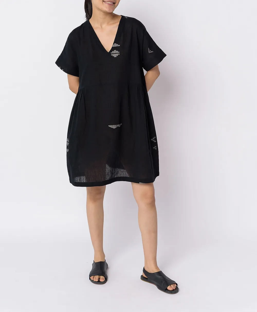 World of Crow Timeless Black Short Dress