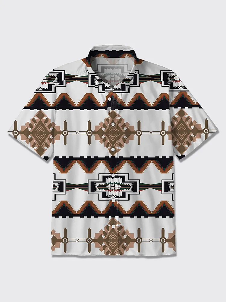 The Vintage Aztec Button Up Shirt