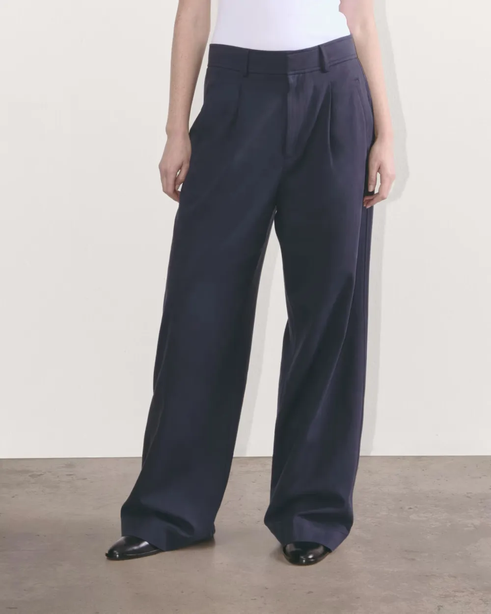 Mid-Waist Casual Pants