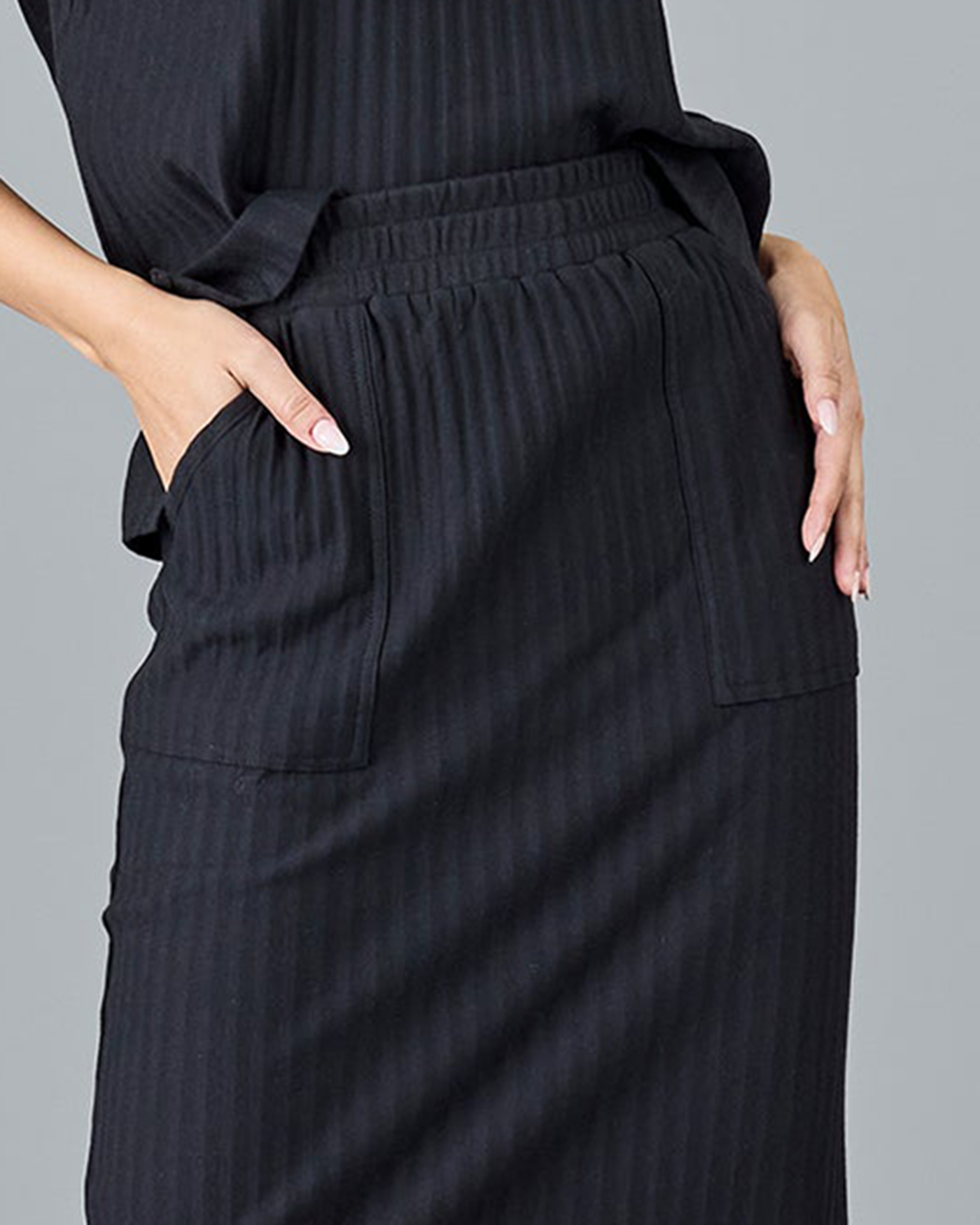 Black Midi Skirt
