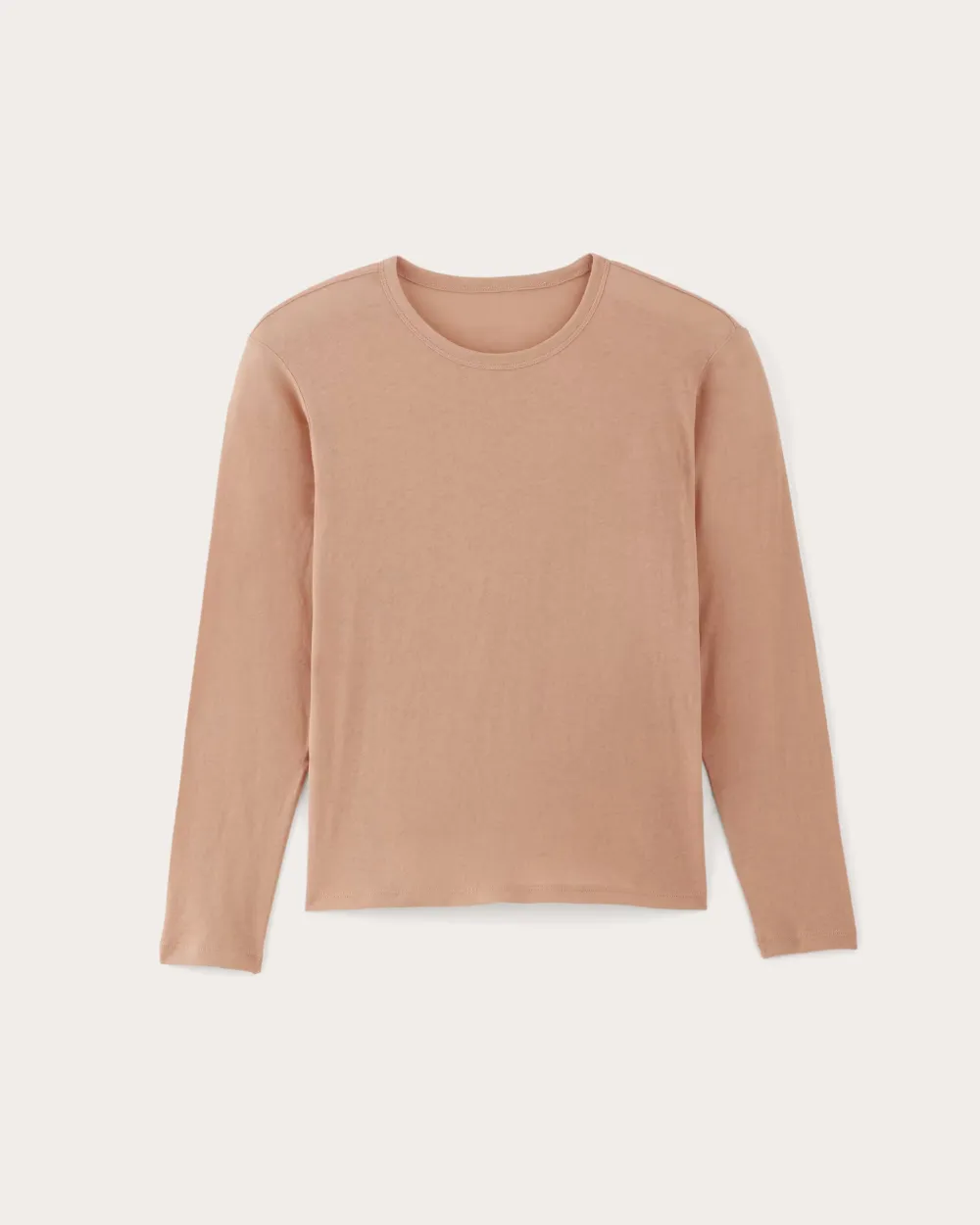 Crew Neck Long-Sleeve Tee