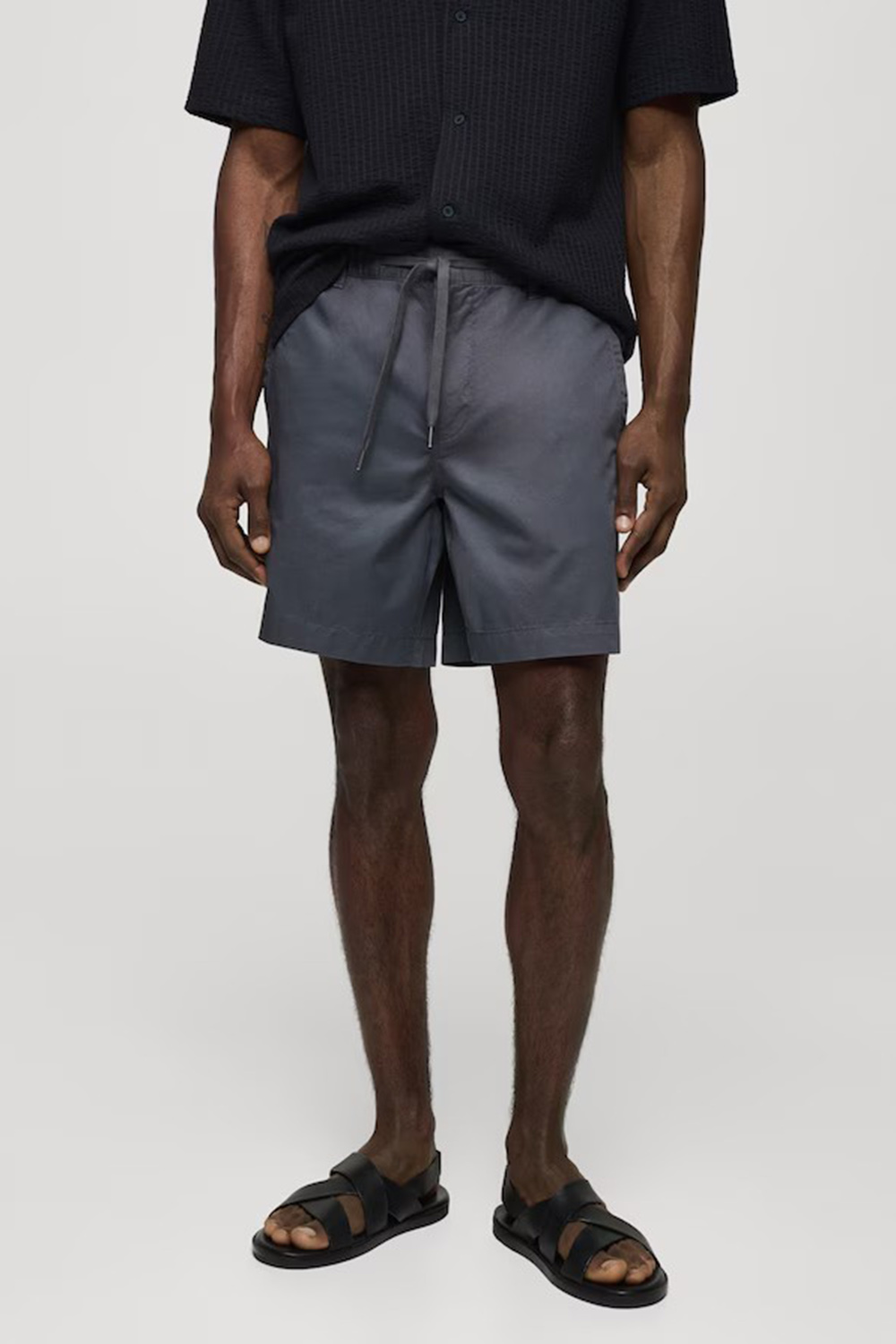 Denim Style Cotton Shorts