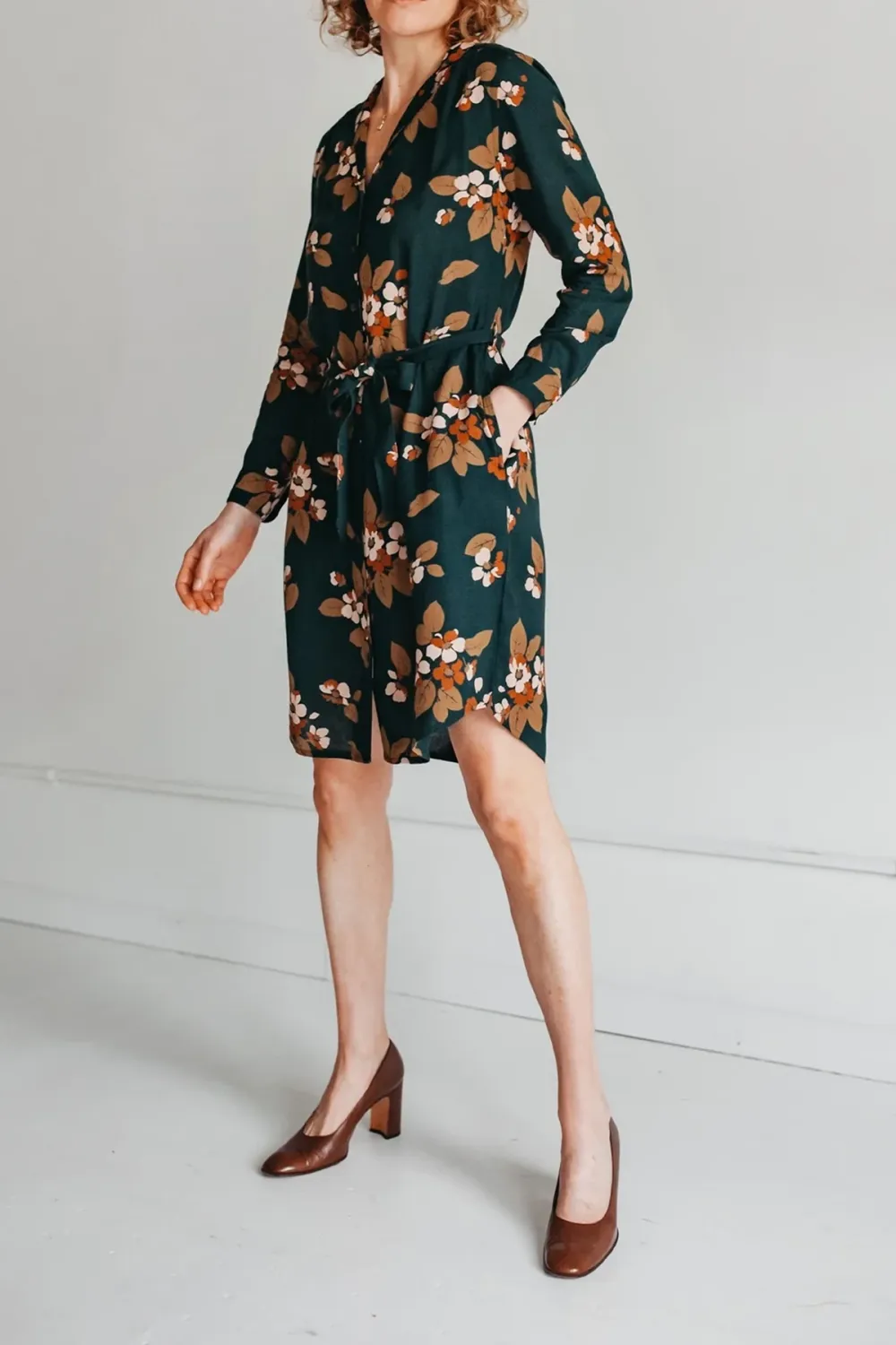 The V-Neck Shirt Dress