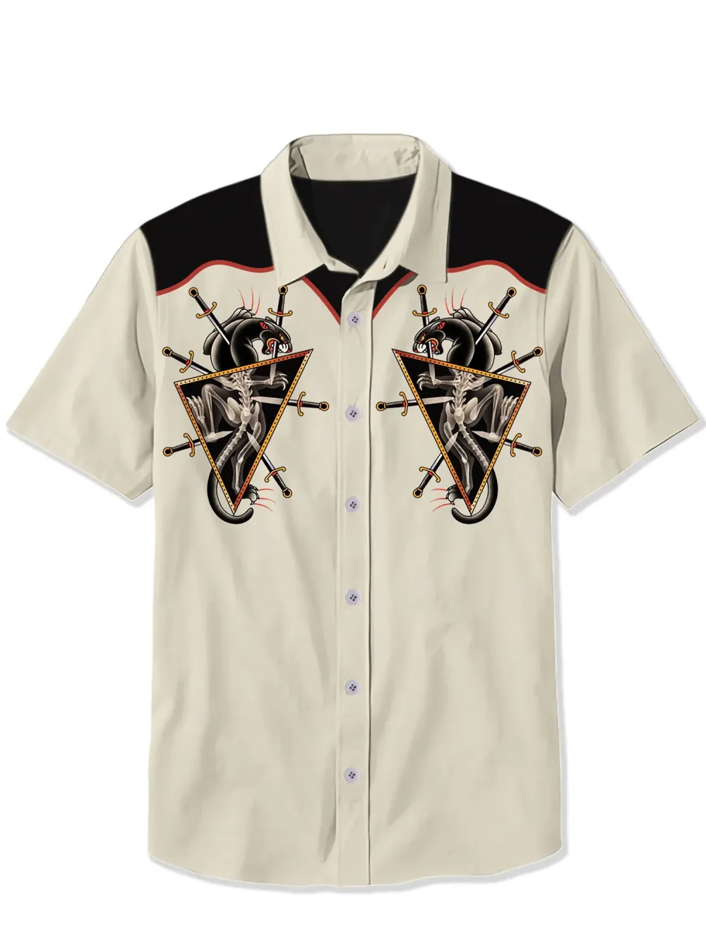 Tiger And Skull Shirt