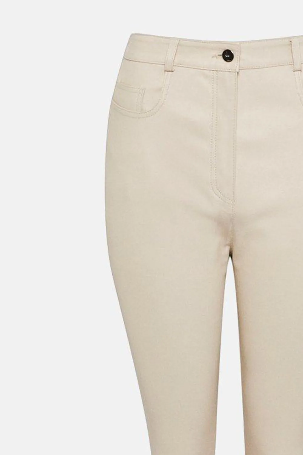 Stretch Leather Five Pocket Trouser