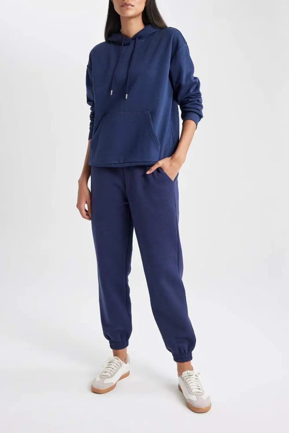 Casual Solid Straight Pants