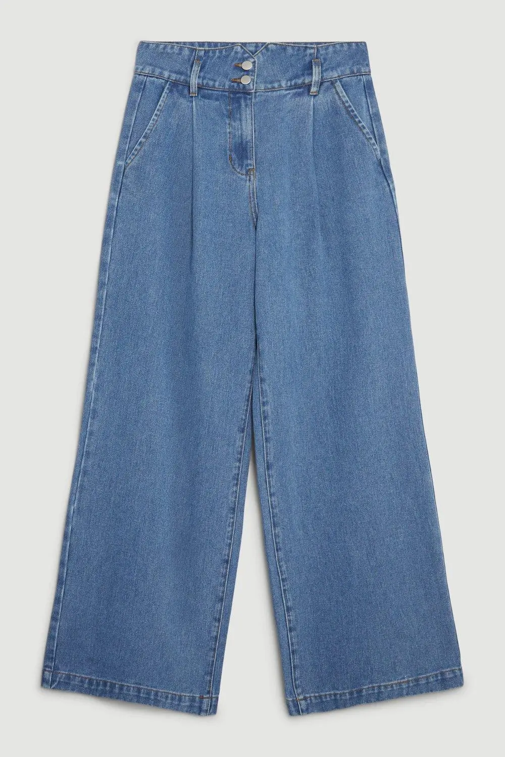 Daily Denim Wide Leg Trousers