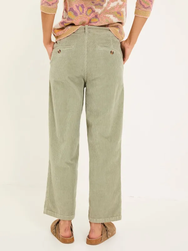 Light Green Cord Trousers