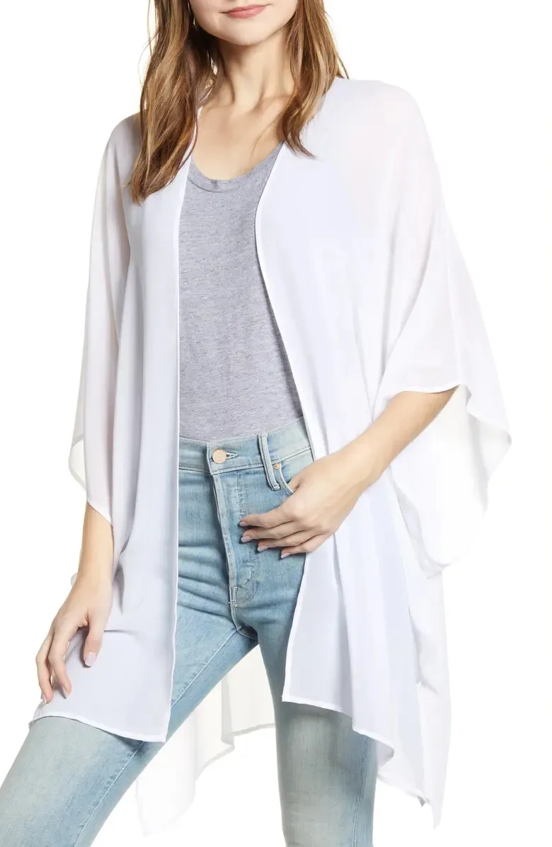 Casual Regular Chiffon Wrap