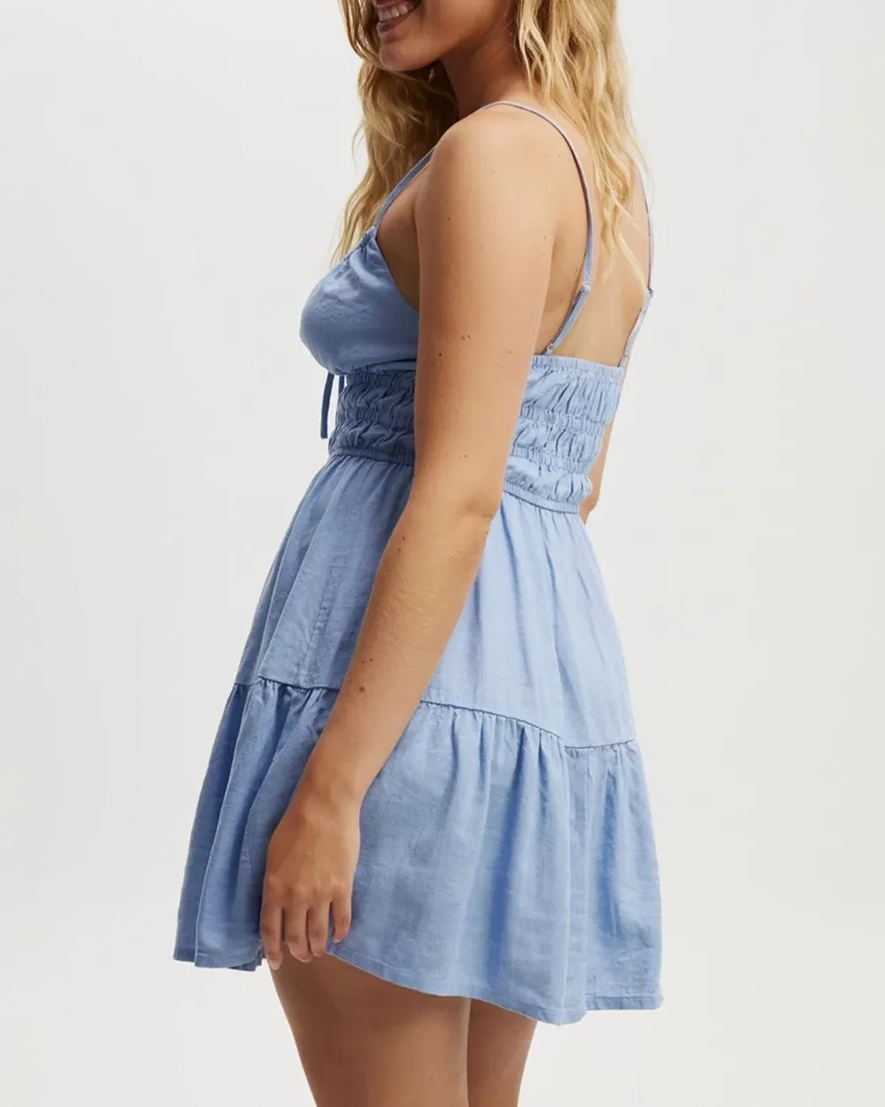Tiered Mini Dress