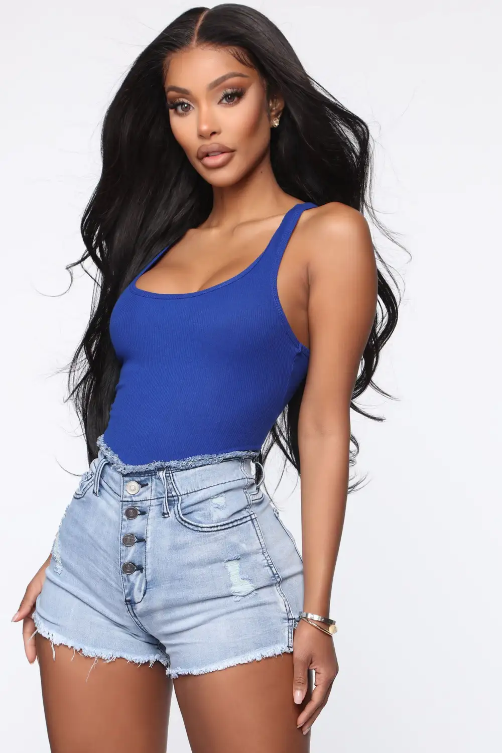 Essential Racer Back Tank Top - Royal