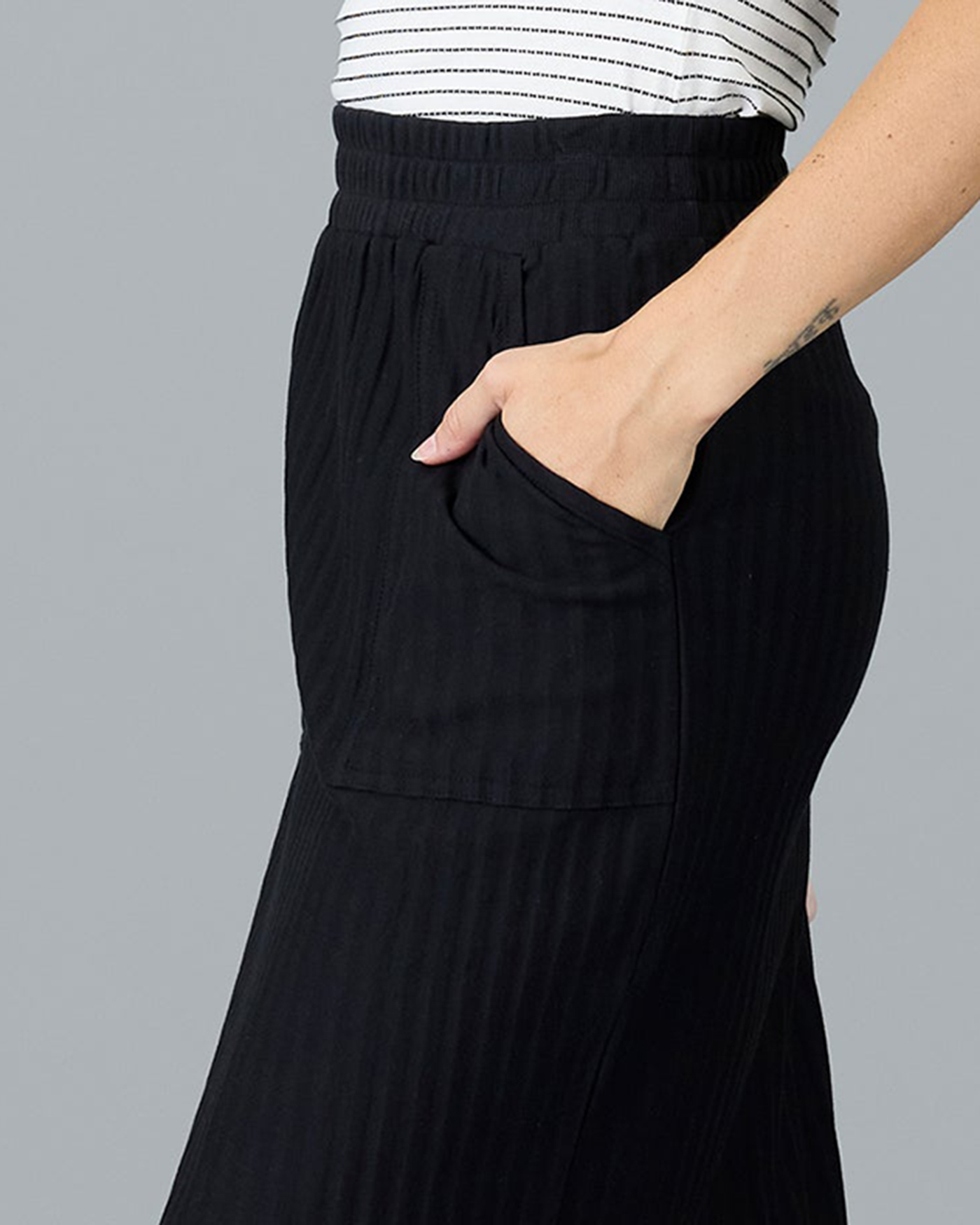 Black Midi Skirt