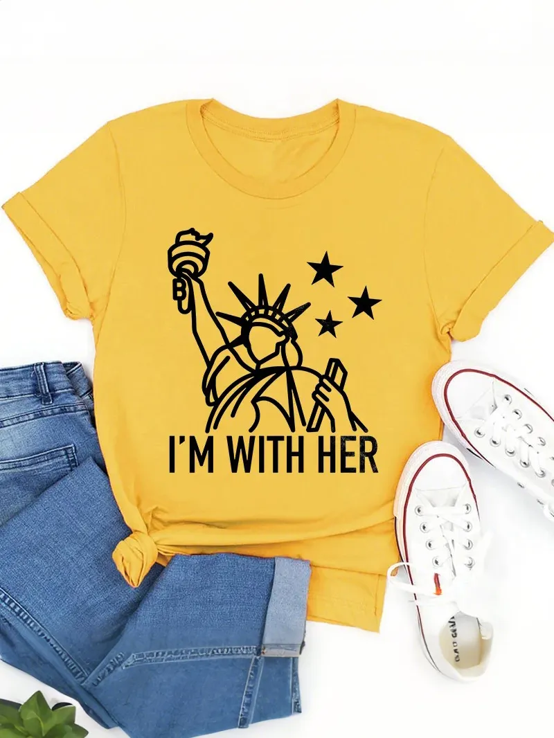 I'M With Her Teacher T-Shirt