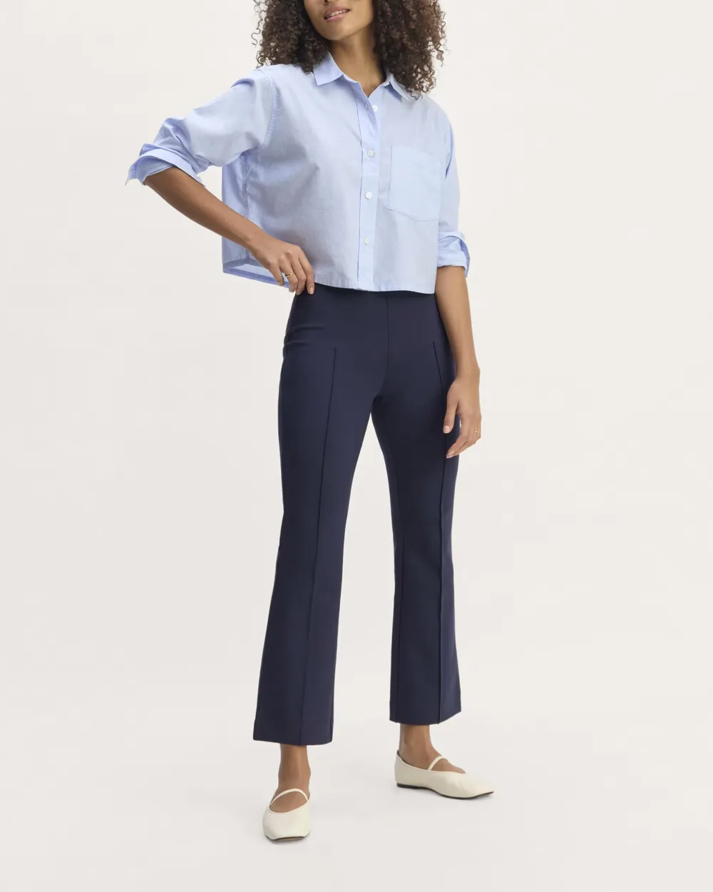 Casual Style Flare Pant