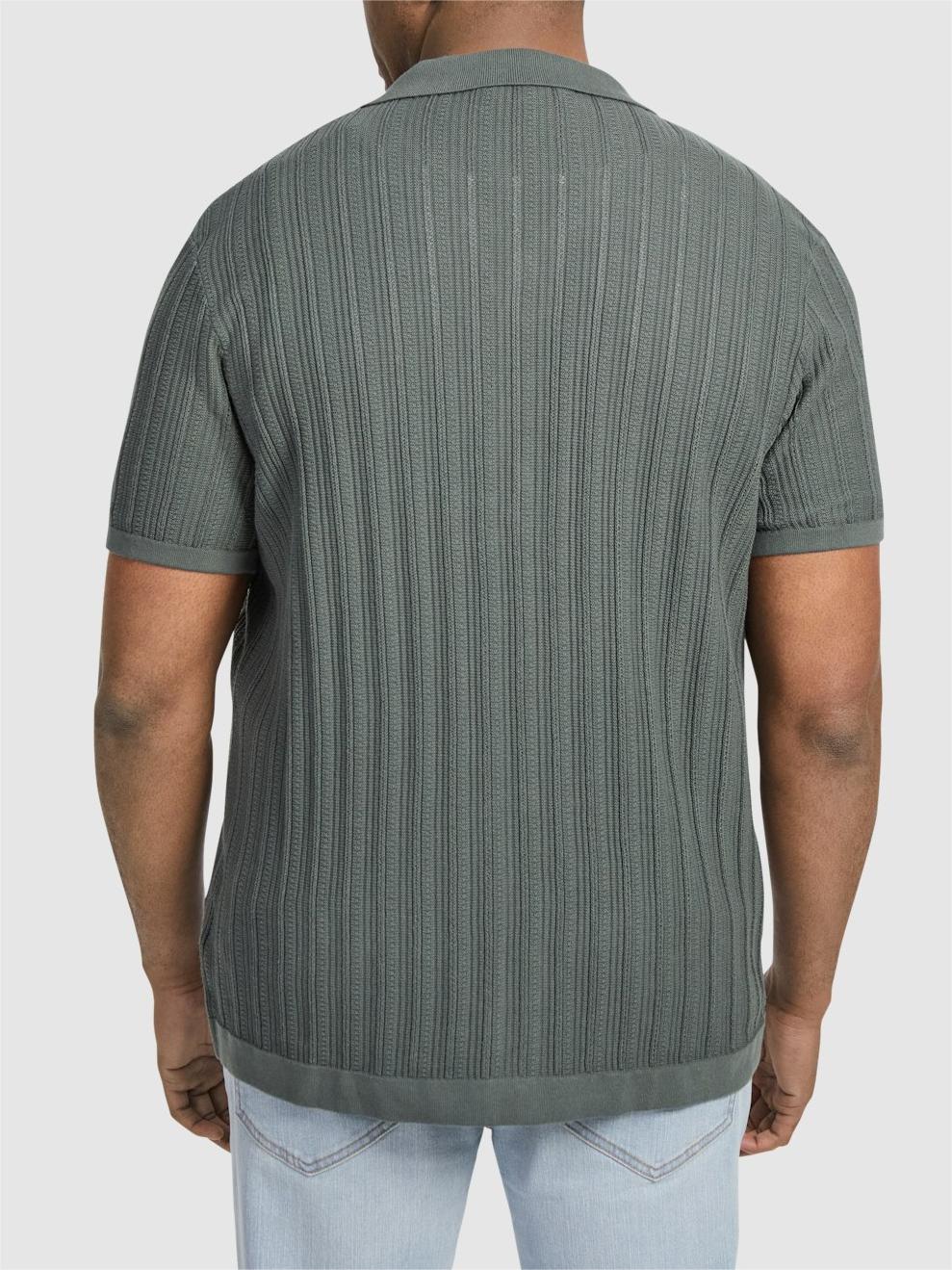 SHORT SLEEVE KNIT SHIRT