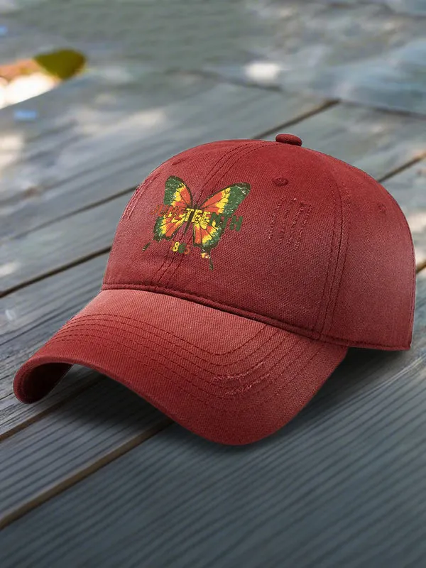 Juneteenth 1865 Printed Baseball Cap