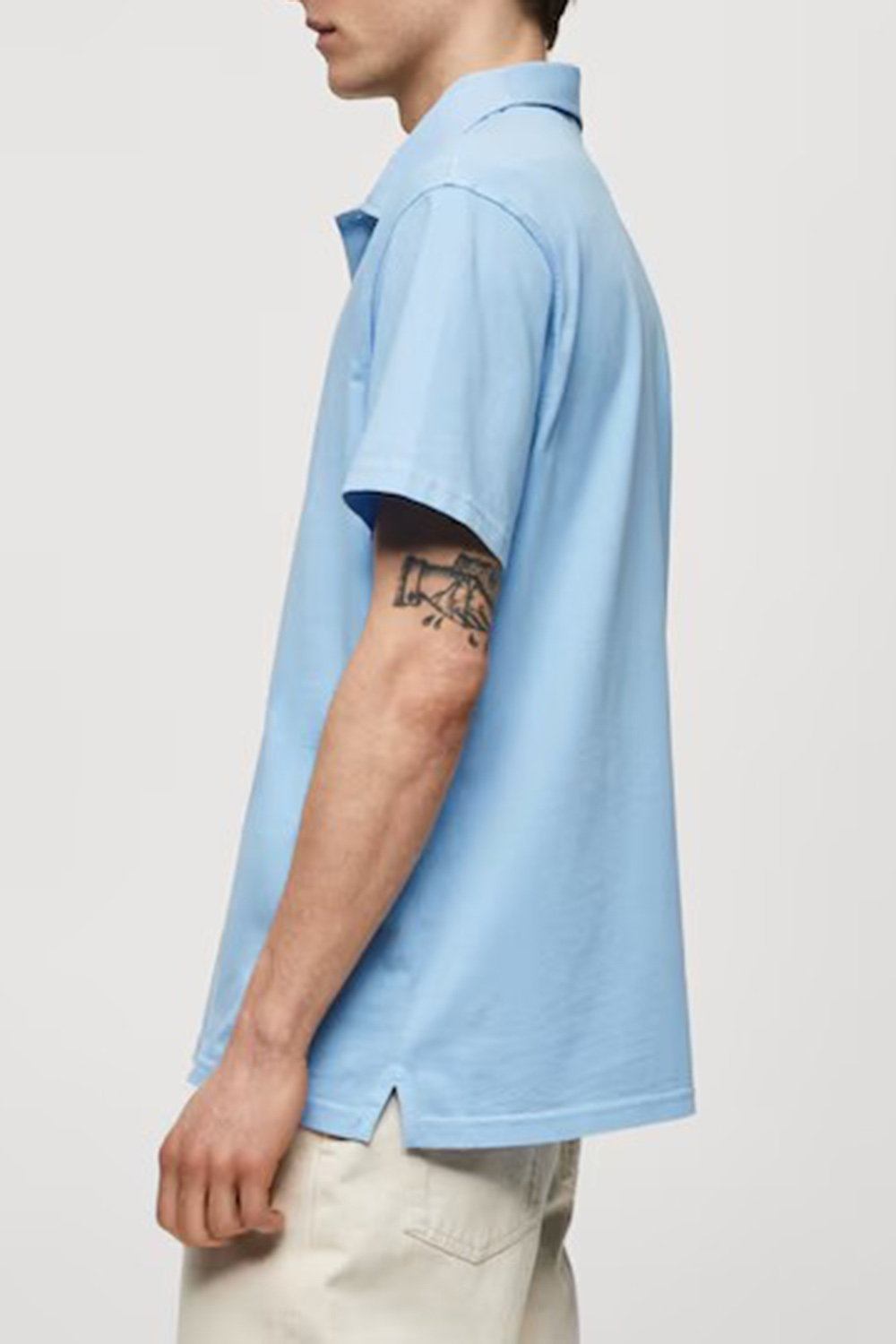 100% Cotton Relaxed-Fit Polo Shirt