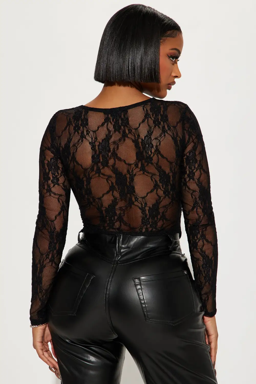 Analisa Lace Corset Top - Black/combo