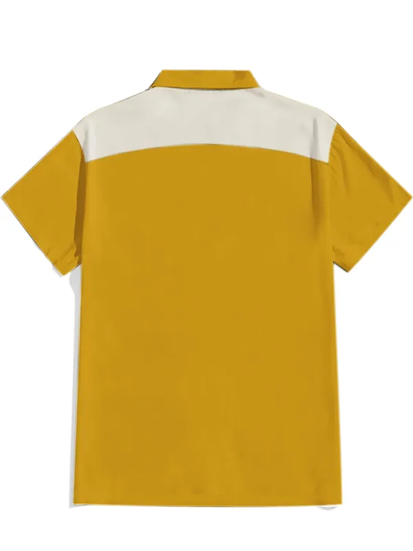 Yellow Tiger Pipe Shirt