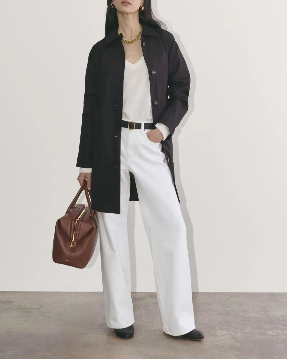 Lapel Neck Coat