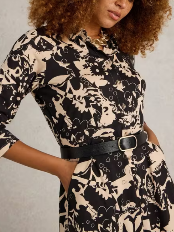 Maxi Jersey Shirt Dress