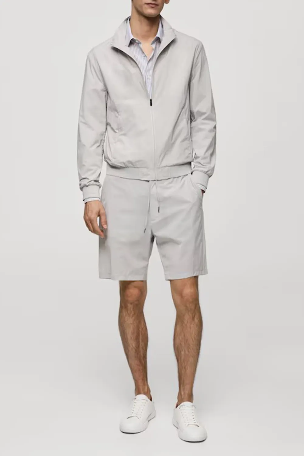 Water Repellent Bomber Jacket