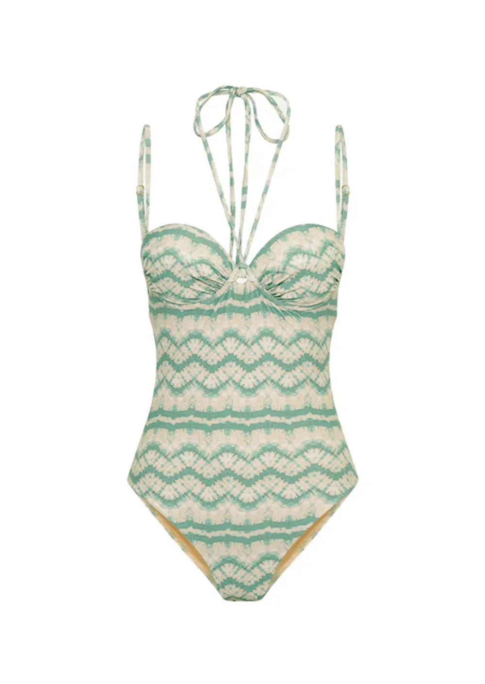 Tie Dye Halter Neck Swim