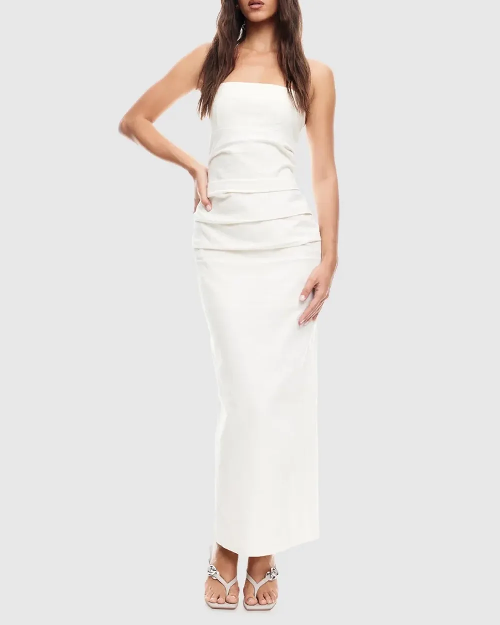 Halter Neck Slim Maxi Dress
