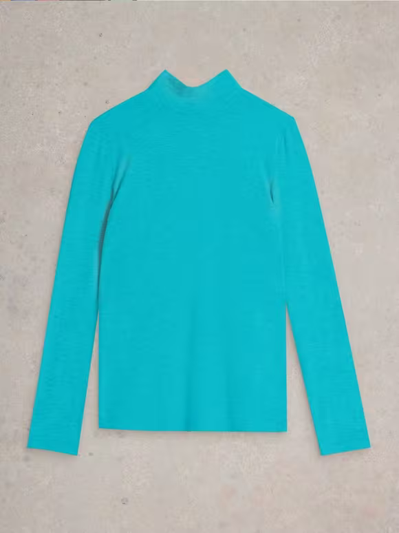 Slight Stretch Turtle Neck T-Shirt