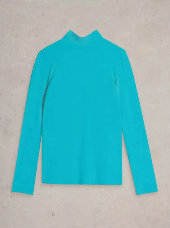 Slight Stretch Turtle Neck T-Shirt
