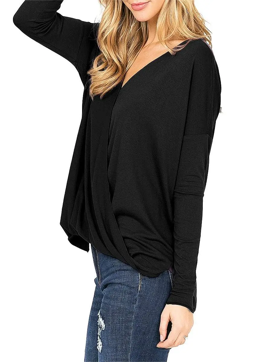 Forest Green Surplice - Style Blouse