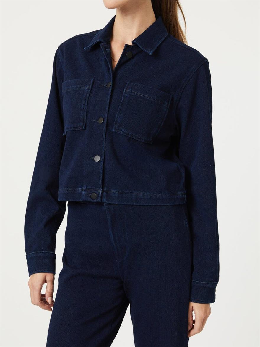 Regular Denim Black Jacket