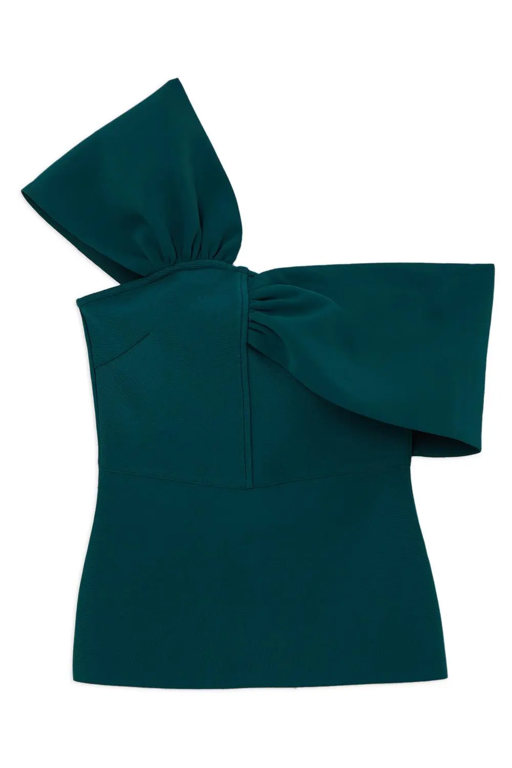 Knit Asymmetric Strap Top