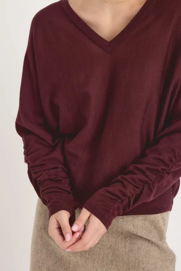Merlot Reversible Sweater