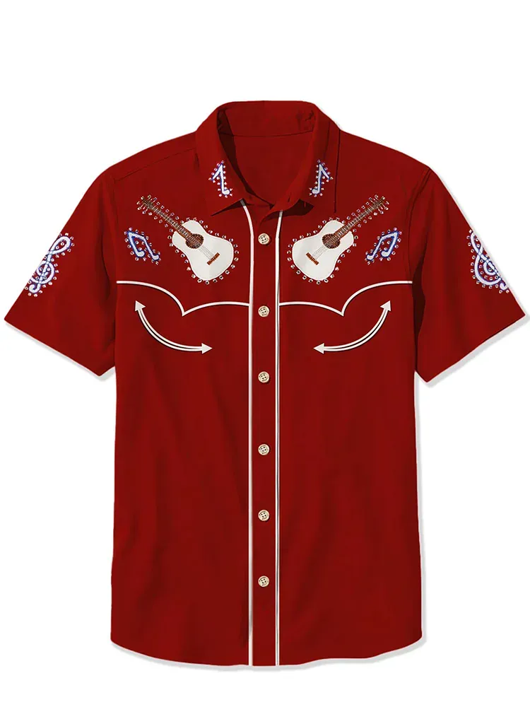 Country And Western Guitar Shirt