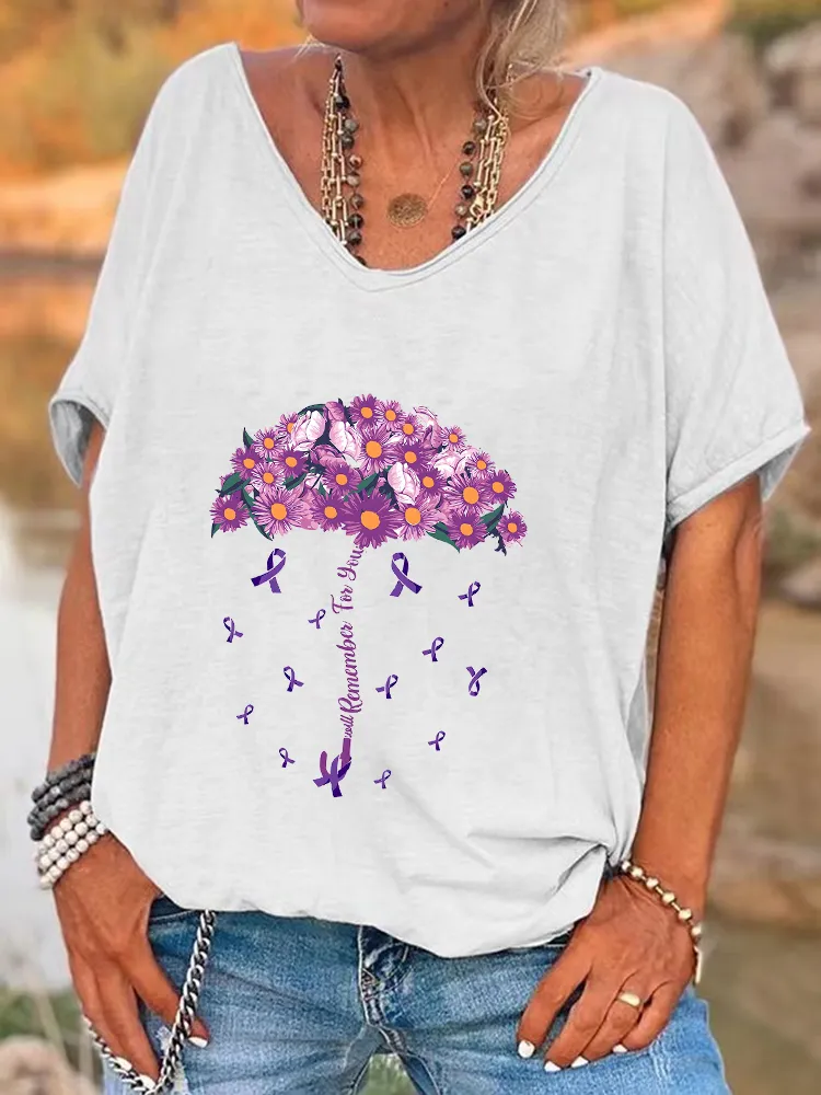 Women'S I Will Remember For You V-Neck T-Shirt