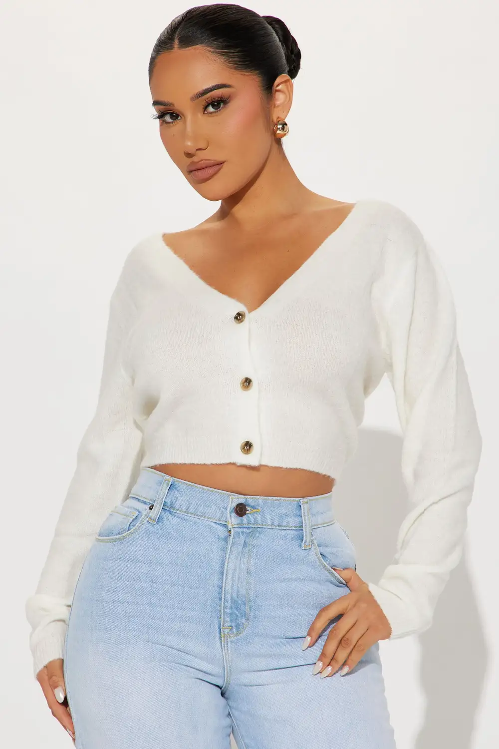 Albyn Cardigan Sweater - Off White