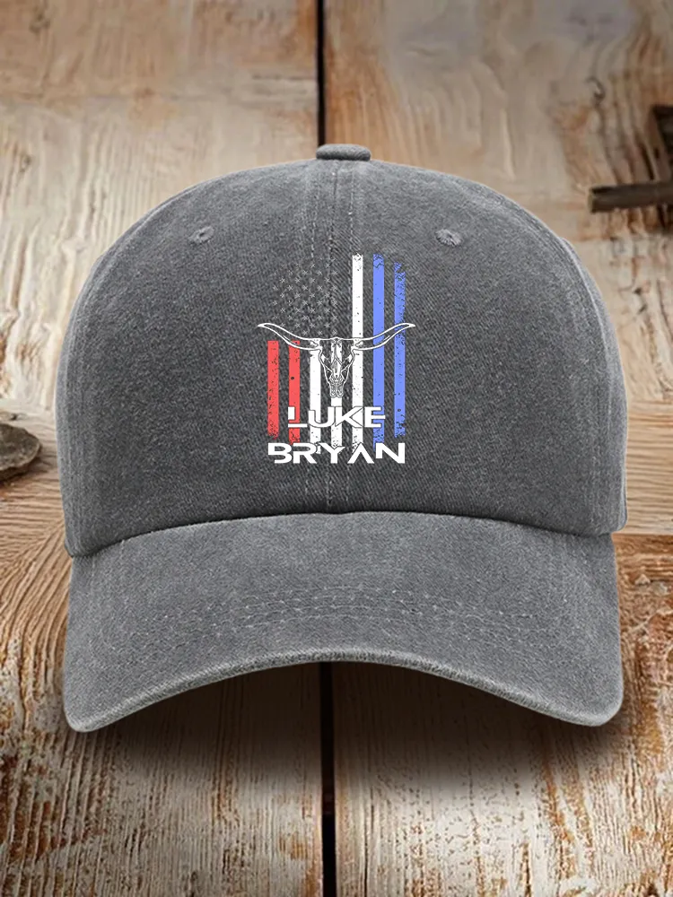 Luke Bryan Washed Baseball Cap
